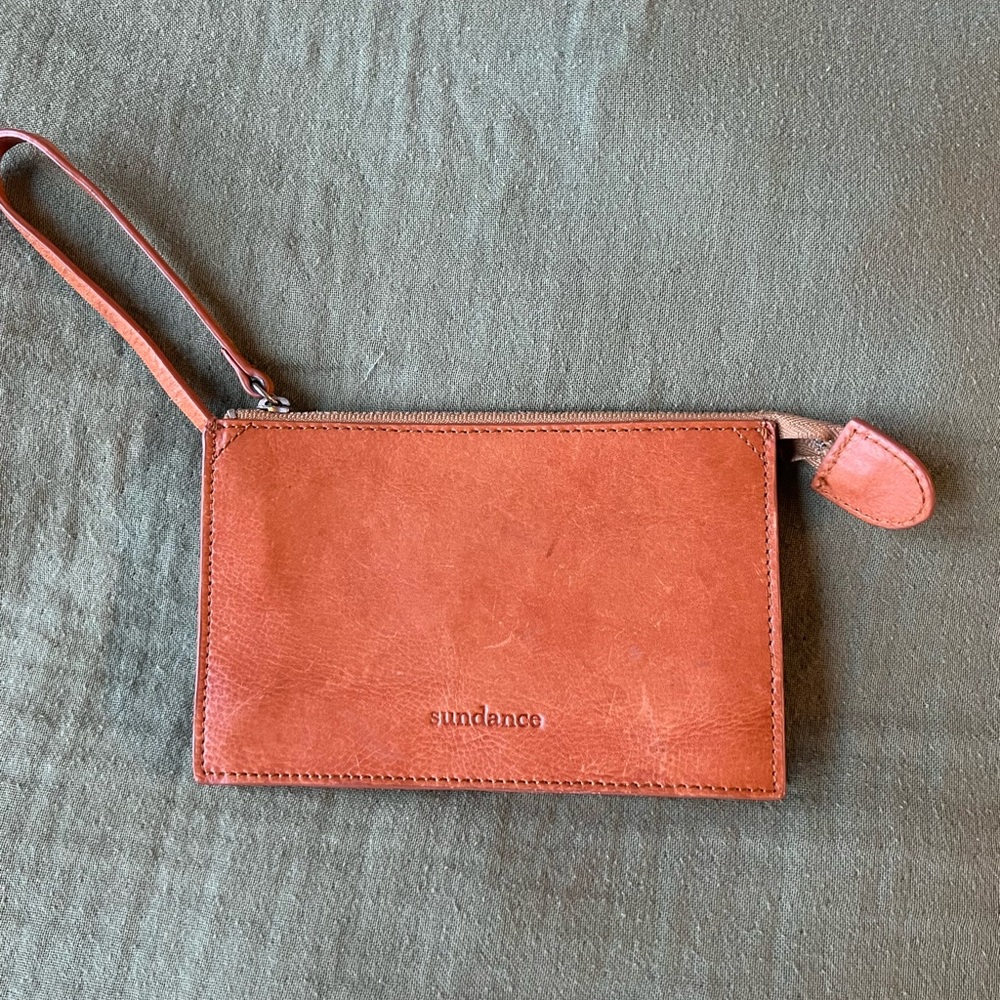 Vintage Sundance Leather Wristlet